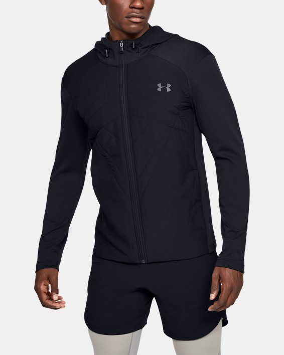 Men's UA Sprint Hybrid Jacket, Black, pdpMainDesktop image number 0